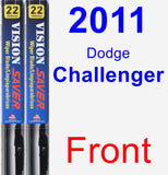 Front Wiper Blade Pack for 2011 Dodge Challenger - Vision Saver