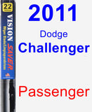 Passenger Wiper Blade for 2011 Dodge Challenger - Vision Saver