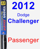 Passenger Wiper Blade for 2012 Dodge Challenger - Vision Saver
