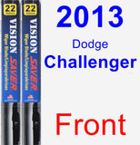 Front Wiper Blade Pack for 2013 Dodge Challenger - Vision Saver