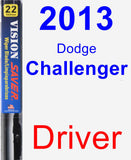 Driver Wiper Blade for 2013 Dodge Challenger - Vision Saver