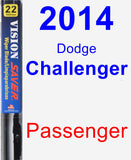 Passenger Wiper Blade for 2014 Dodge Challenger - Vision Saver