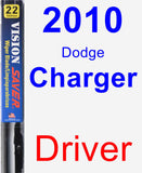 Driver Wiper Blade for 2010 Dodge Charger - Vision Saver