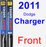 Front Wiper Blade Pack for 2011 Dodge Charger - Vision Saver