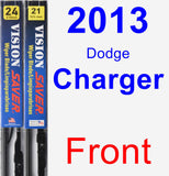 Front Wiper Blade Pack for 2013 Dodge Charger - Vision Saver