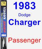 Passenger Wiper Blade for 1983 Dodge Charger - Vision Saver