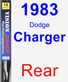 Rear Wiper Blade for 1983 Dodge Charger - Vision Saver