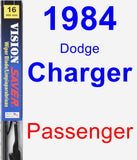 Passenger Wiper Blade for 1984 Dodge Charger - Vision Saver