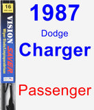 Passenger Wiper Blade for 1987 Dodge Charger - Vision Saver