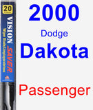 Passenger Wiper Blade for 2000 Dodge Dakota - Vision Saver