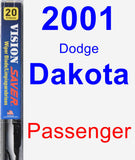 Passenger Wiper Blade for 2001 Dodge Dakota - Vision Saver