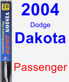 Passenger Wiper Blade for 2004 Dodge Dakota - Vision Saver