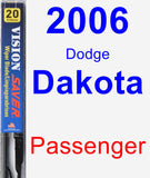 Passenger Wiper Blade for 2006 Dodge Dakota - Vision Saver