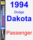 Passenger Wiper Blade for 1994 Dodge Dakota - Vision Saver