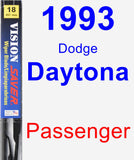 Passenger Wiper Blade for 1993 Dodge Daytona - Vision Saver
