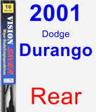 Rear Wiper Blade for 2001 Dodge Durango - Vision Saver