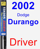 Driver Wiper Blade for 2002 Dodge Durango - Vision Saver