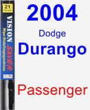 Passenger Wiper Blade for 2004 Dodge Durango - Vision Saver