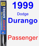 Passenger Wiper Blade for 1999 Dodge Durango - Vision Saver