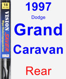 Rear Wiper Blade for 1997 Dodge Grand Caravan - Vision Saver