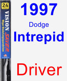 Driver Wiper Blade for 1997 Dodge Intrepid - Vision Saver