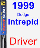 Driver Wiper Blade for 1999 Dodge Intrepid - Vision Saver