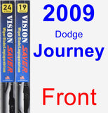 Front Wiper Blade Pack for 2009 Dodge Journey - Vision Saver