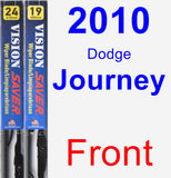 Front Wiper Blade Pack for 2010 Dodge Journey - Vision Saver