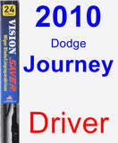 Driver Wiper Blade for 2010 Dodge Journey - Vision Saver