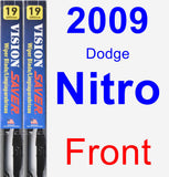 Front Wiper Blade Pack for 2009 Dodge Nitro - Vision Saver