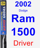 Driver Wiper Blade for 2002 Dodge Ram 1500 - Vision Saver