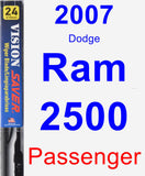 Passenger Wiper Blade for 2007 Dodge Ram 2500 - Vision Saver