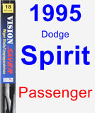 Passenger Wiper Blade for 1995 Dodge Spirit - Vision Saver