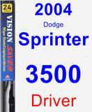 Driver Wiper Blade for 2004 Dodge Sprinter 3500 - Vision Saver