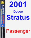 Passenger Wiper Blade for 2001 Dodge Stratus - Vision Saver