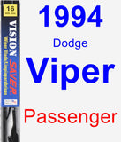 Passenger Wiper Blade for 1994 Dodge Viper - Vision Saver