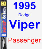Passenger Wiper Blade for 1995 Dodge Viper - Vision Saver