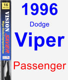 Passenger Wiper Blade for 1996 Dodge Viper - Vision Saver