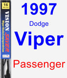 Passenger Wiper Blade for 1997 Dodge Viper - Vision Saver