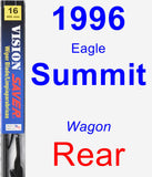 Rear Wiper Blade for 1996 Eagle Summit - Vision Saver