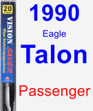 Passenger Wiper Blade for 1990 Eagle Talon - Vision Saver