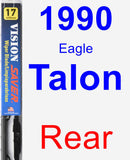 Rear Wiper Blade for 1990 Eagle Talon - Vision Saver