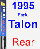 Rear Wiper Blade for 1995 Eagle Talon - Vision Saver