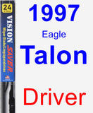 Driver Wiper Blade for 1997 Eagle Talon - Vision Saver