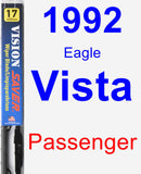 Passenger Wiper Blade for 1992 Eagle Vista - Vision Saver