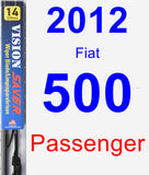 Passenger Wiper Blade for 2012 Fiat 500 - Vision Saver