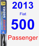 Passenger Wiper Blade for 2013 Fiat 500 - Vision Saver