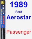 Passenger Wiper Blade for 1989 Ford Aerostar - Vision Saver