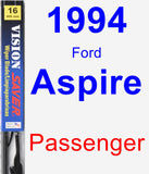 Passenger Wiper Blade for 1994 Ford Aspire - Vision Saver