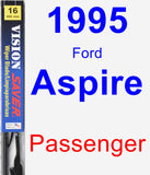 Passenger Wiper Blade for 1995 Ford Aspire - Vision Saver